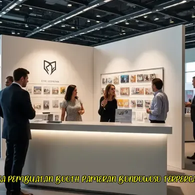jasa pembuatan booth pameran bondowoso terpercaya
